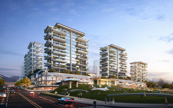 國瑞長江賦效果圖。國瑞供圖