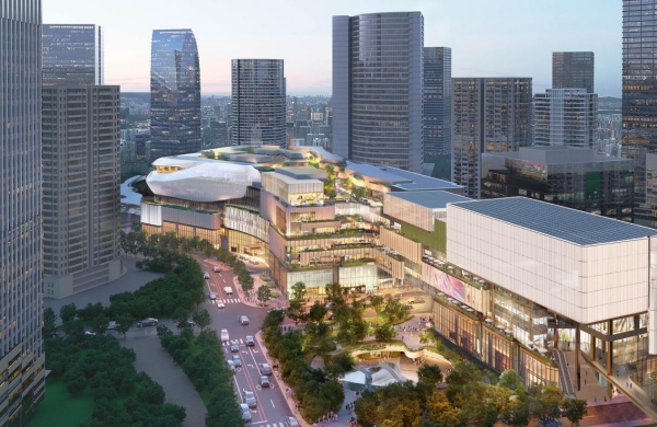 中環萬象城效果圖。受訪者供圖