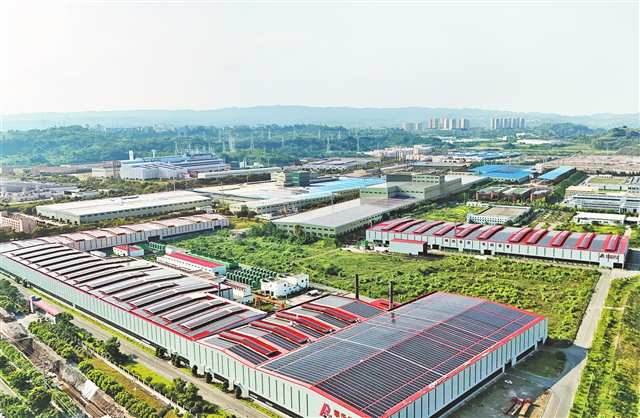 涪陵攀華集團屋頂光伏項目。（受訪者供圖）