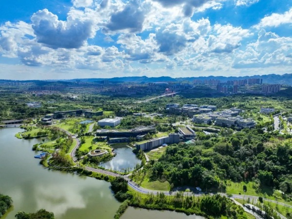 明月湖。兩江協同創新區供圖