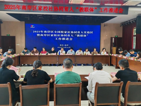 會議現場。南岸區教委供圖