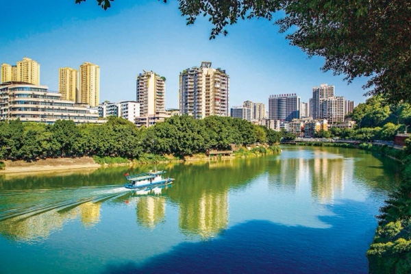 綦河風光。胡光銀攝