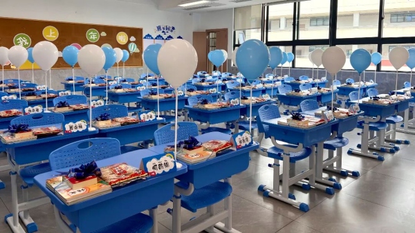 精心布置的教室。學校供圖