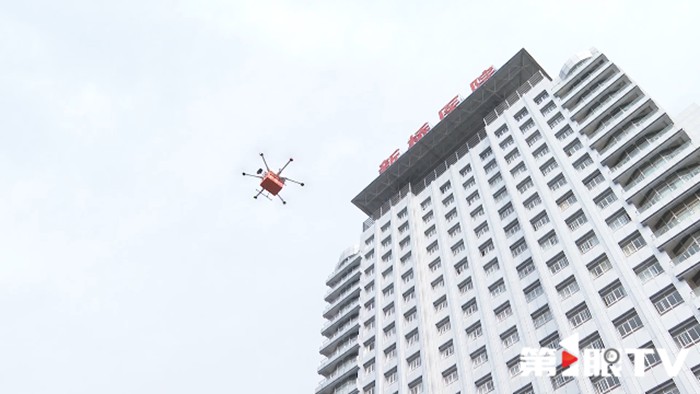 無人機送藥。資料圖