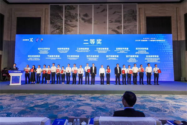 頒獎儀式現場。忽米科技供圖