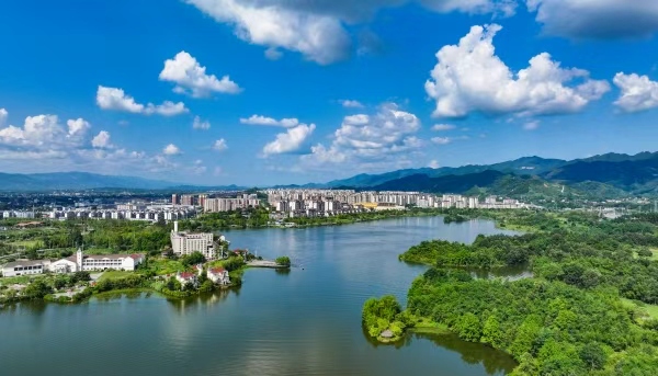 重慶梁平雙桂湖國家濕地公園。熊偉攝