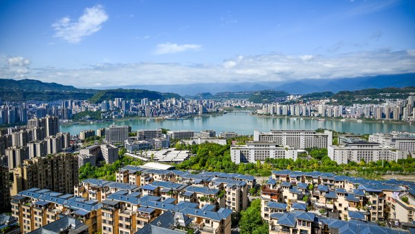 平湖萬州。萬州區委宣傳部供圖