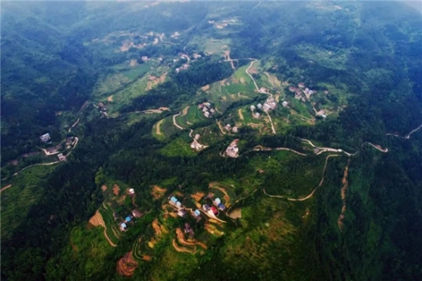 羊市鎮萬興村鄉村美景。羊市鎮供圖