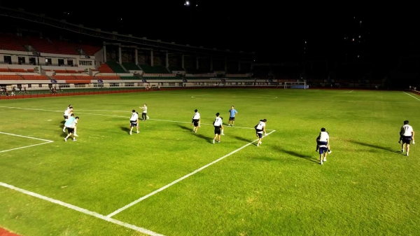 夜訓備戰現場。大足區融媒體中心供圖