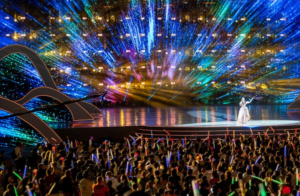 2025世界大河歌會歌唱演出。黃建樺攝