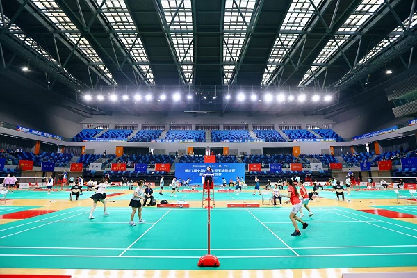 比賽現場。重慶大學供圖