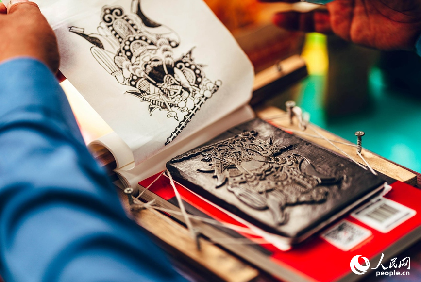 活動現場非遺展演。人民網記者 霍亞平攝