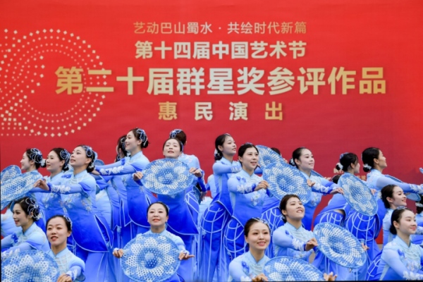 展演現場。曹鳴鷗攝