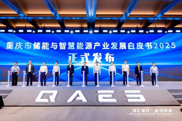 《重慶市儲能與智慧能源產業發展白皮書2025》發布現場。主辦方供圖