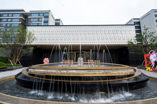 萬科璞園-璞玉組團交付現場。重慶萬科供圖