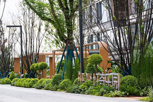 交付實景圖。重慶萬科供圖