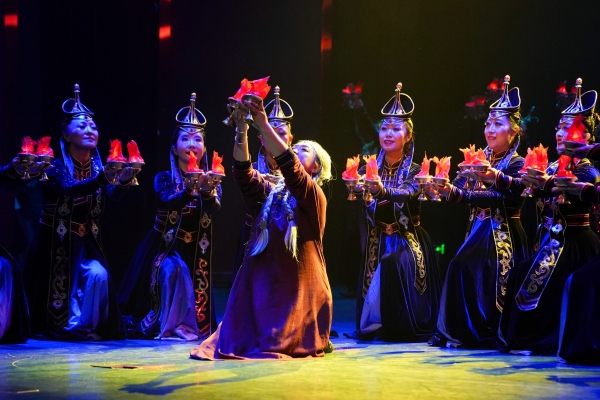 《暖·光》演出現場。渝北區文化旅游委供圖