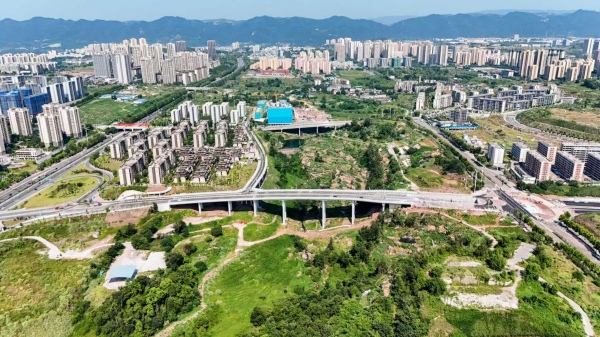 蔡家片區城市風貌。北碚區委宣傳部供圖