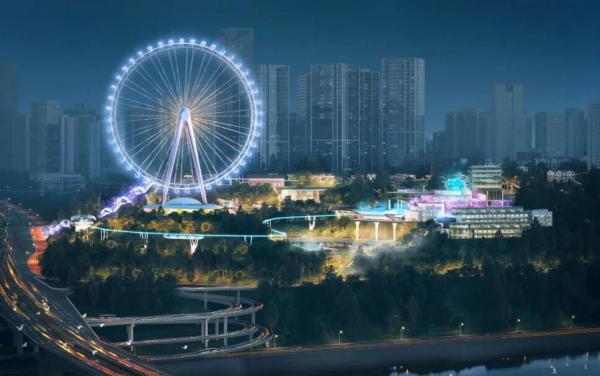重慶游樂園數字文旅場景。南岸區融媒體中心供圖