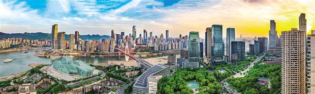 中國銀行重慶市分行扎根巴渝沃土，助力雙城經濟圈建設 攝/光影逐夢