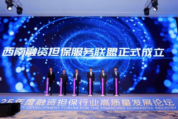 西南融資擔保服務聯盟成立儀式。重慶市融資擔保業協會供圖