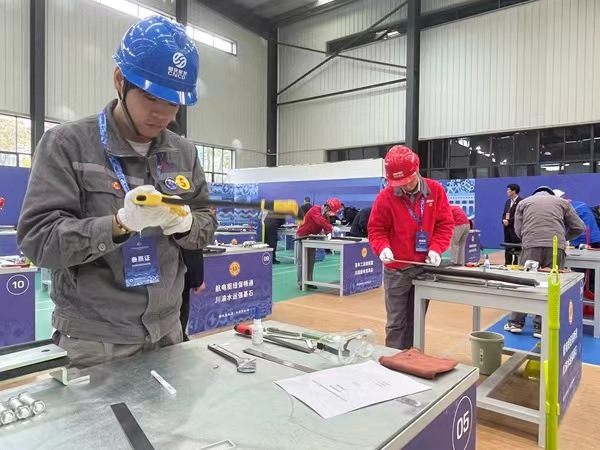 實操比賽現場。重慶高速集團供圖