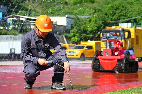演練現場。華潤燃氣供圖