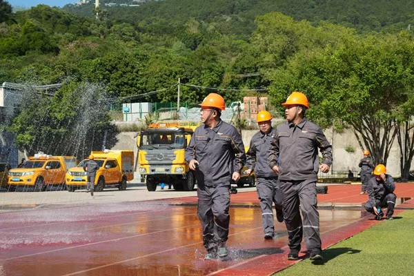 演練現場。華潤燃氣供圖
