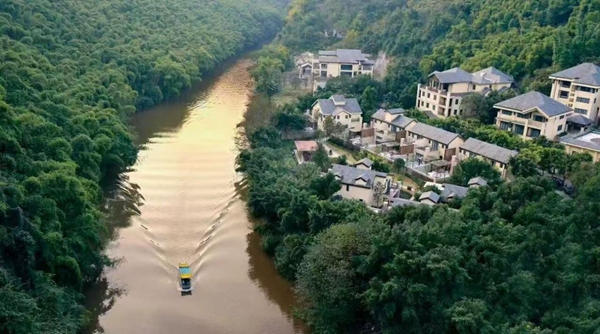 統景溫泉。重慶文旅集團供圖